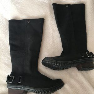 Sorel Slimpack riding boot black size 6 winter boot water resistant snow boots